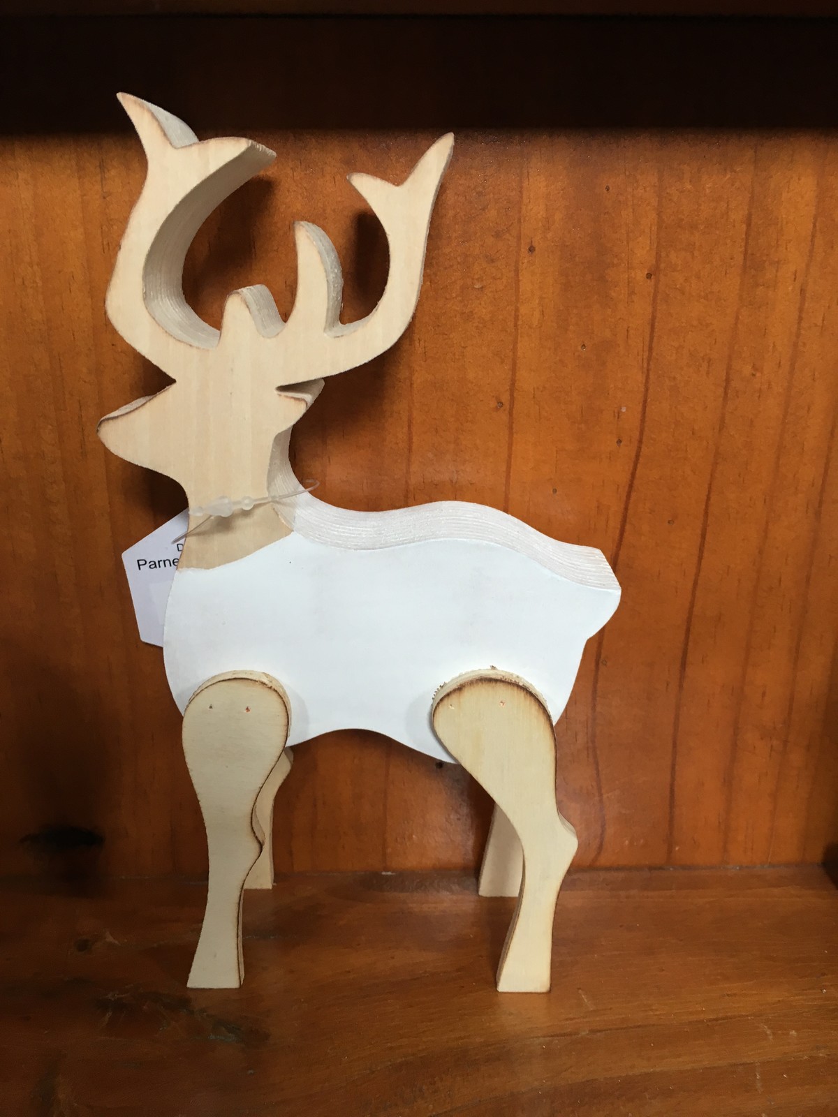 Wooden reindeer