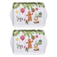 Hanging out for Christmas scatter plates