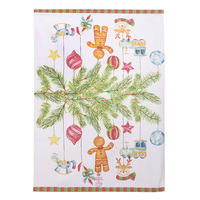 Hanging out for Christmas Kitchen towel