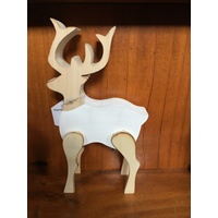 Wooden reindeer