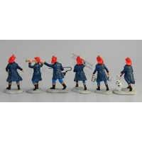 Fireman set of six